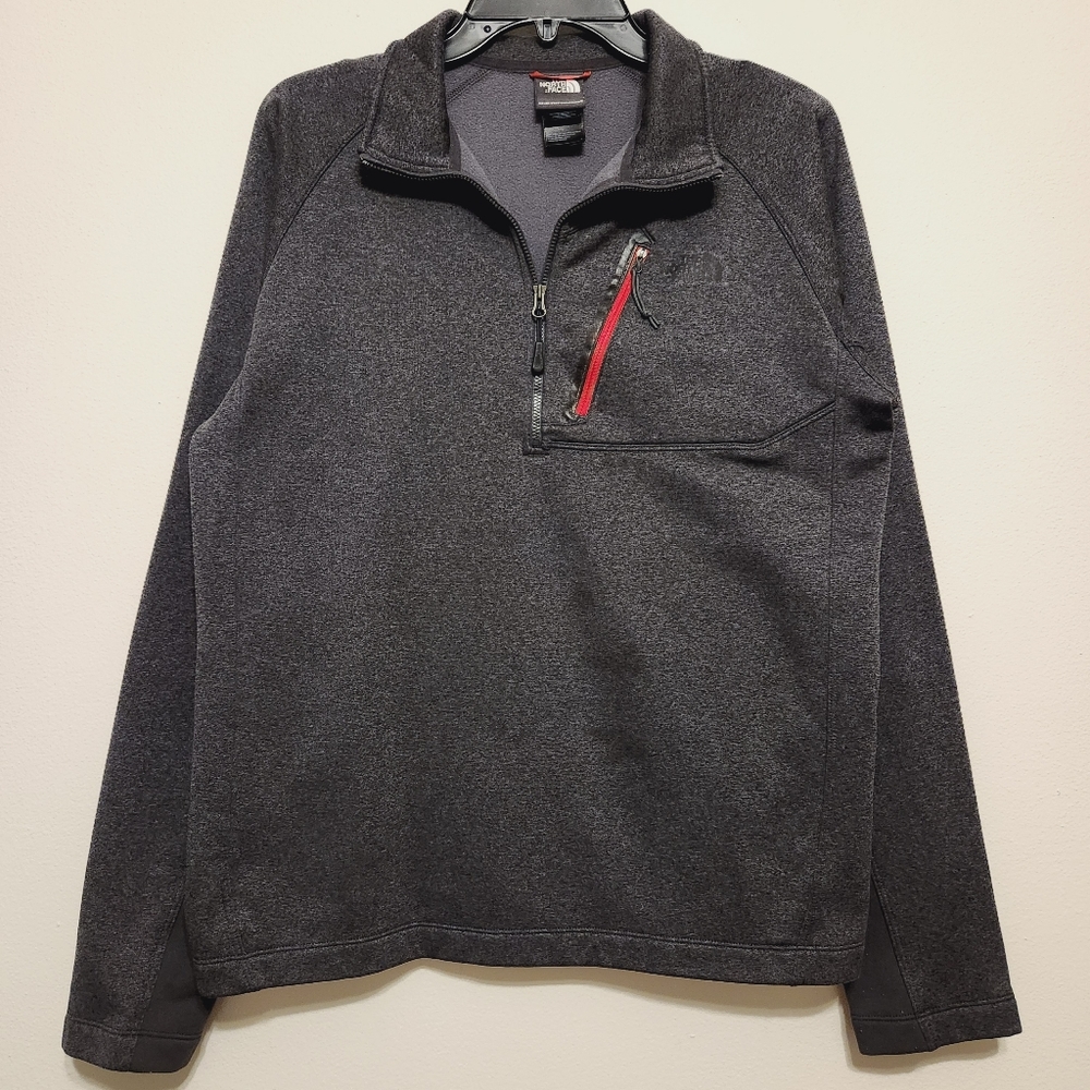 The North Face Charcoal Gray Quarter-Zip Pullover